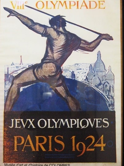 Cartel de los Juegos Olímpicos de París 1924