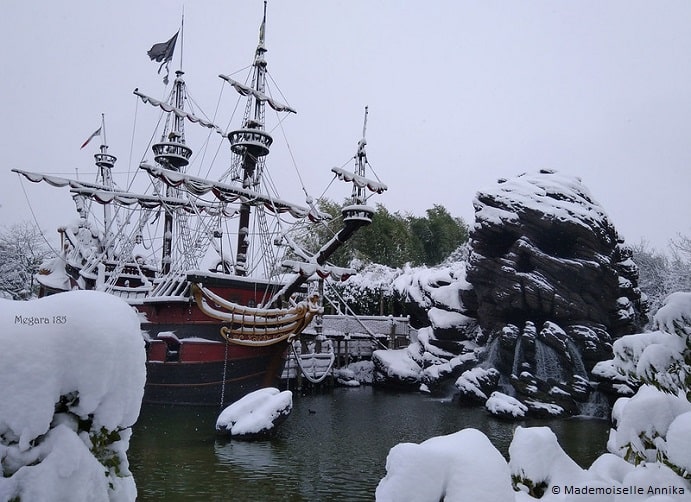 Nieve en Disneyland Paris
