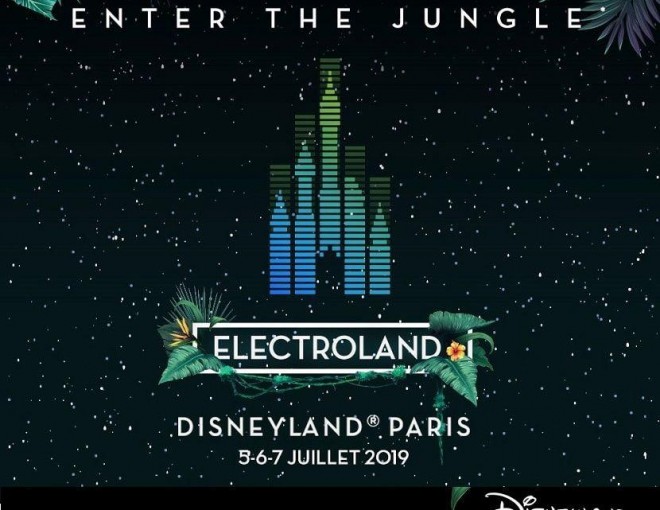 Cartel del Electroland 2019 en Disneyland París
