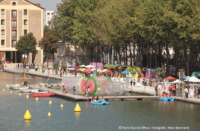 Actividades deportivas en el agua para los más pequeños en los canales de París - Paris Plages