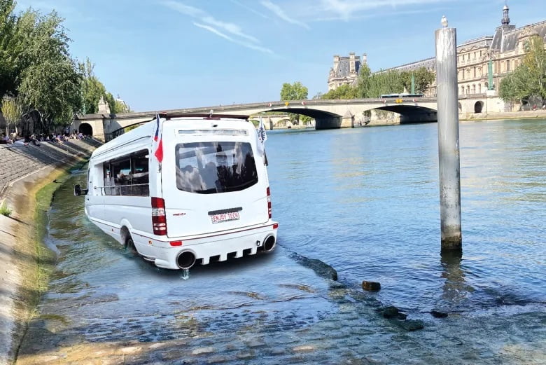 Autobús anfibio de París