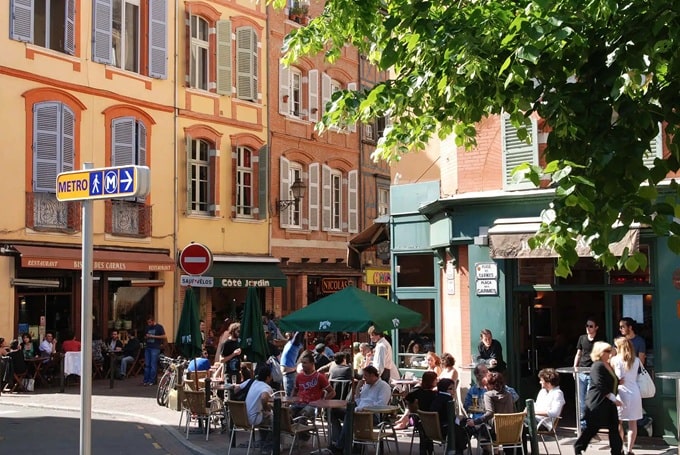 Barrio de Carmes en Toulouse