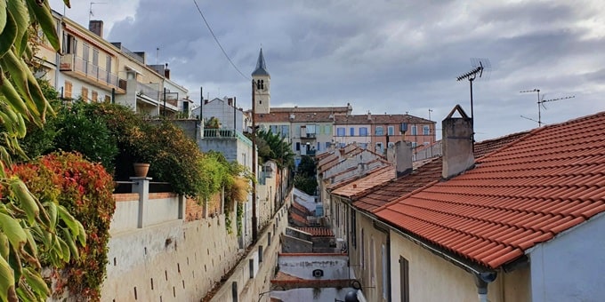 Barrio de Estaque en Marsella