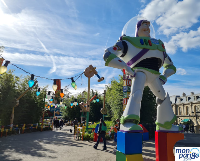 Buzz Lightyear en Toy Story Play Land de Disneyland Paris