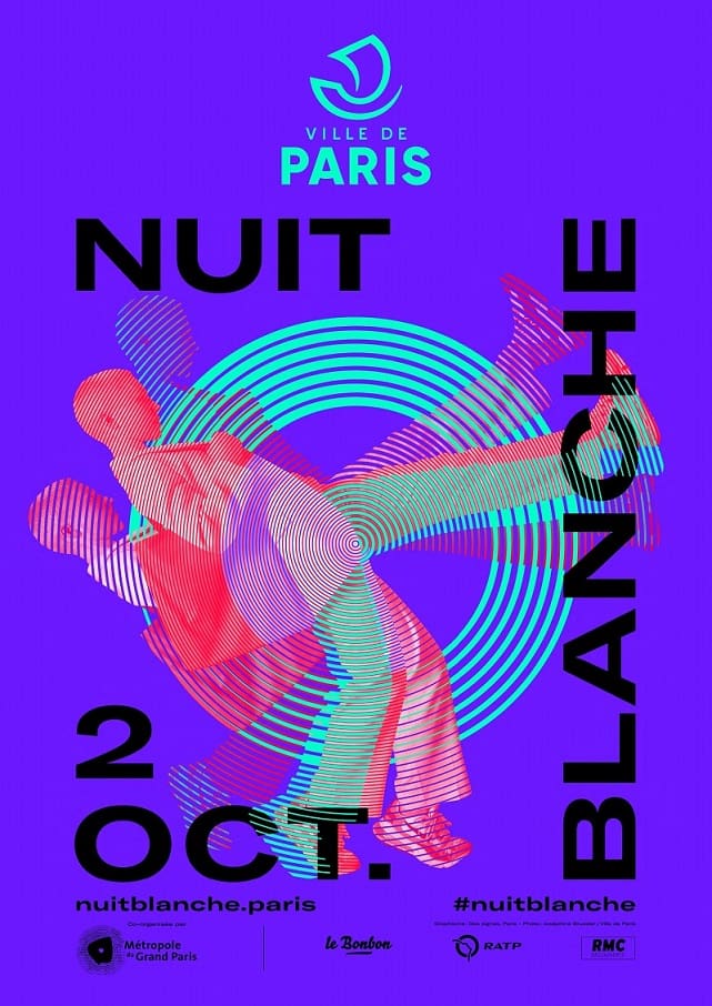 Cartel de la Noche en Blanco de París 2021
