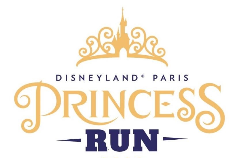 Cartel de Princess Run en Disneyland Paris