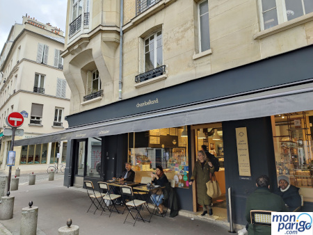 Fachada de la panadería y pastelería Chambelland - París