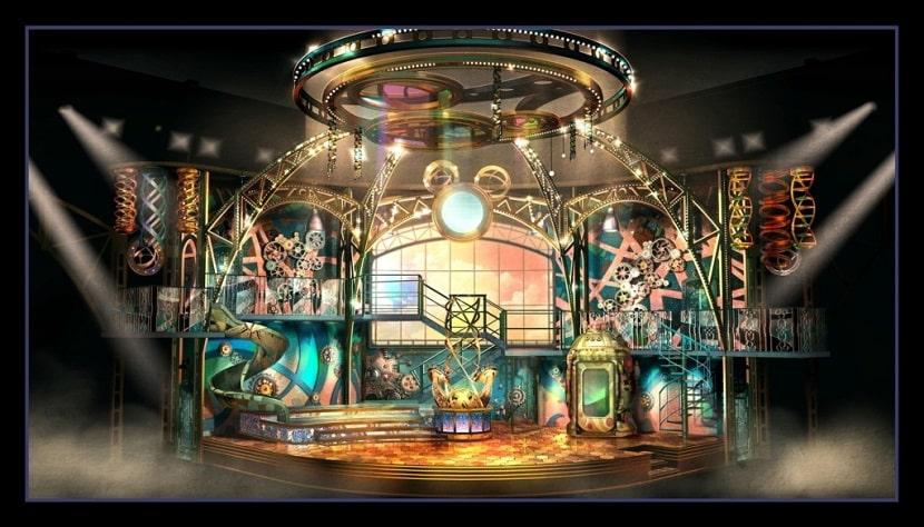 Arte conceptual del futuro nuevo espectáculo Disney Junior Dream Factory en Disneyland París