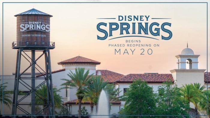 Anuncio de la apertura de Disney Springs