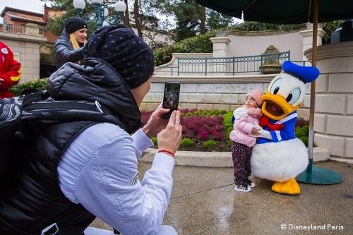Encuentro con el pato Donald en Disneyland Paris