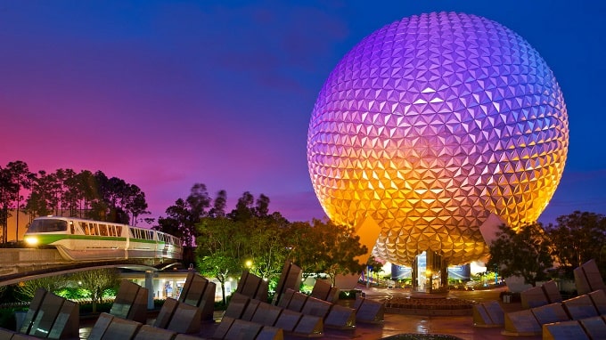Esfera del parque EPCOT de Walt Disney World Resort