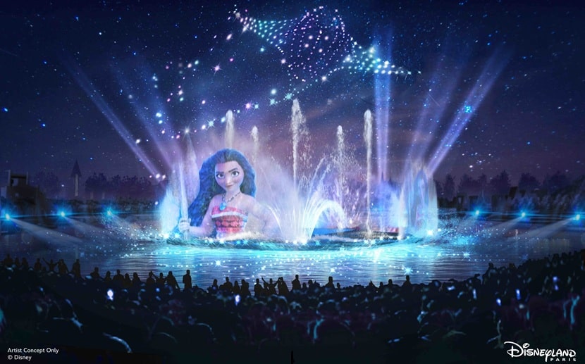 Espectáculo lago Disney Adventure World - Disneyland Paris Espectáculo lago Disney Adventure World - Disneyland Paris
