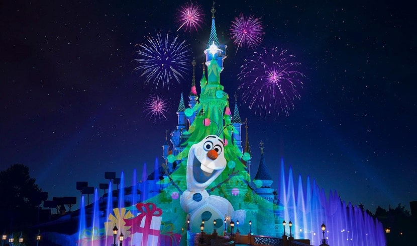 Espectáculo de Navidad en Disneyland Paris