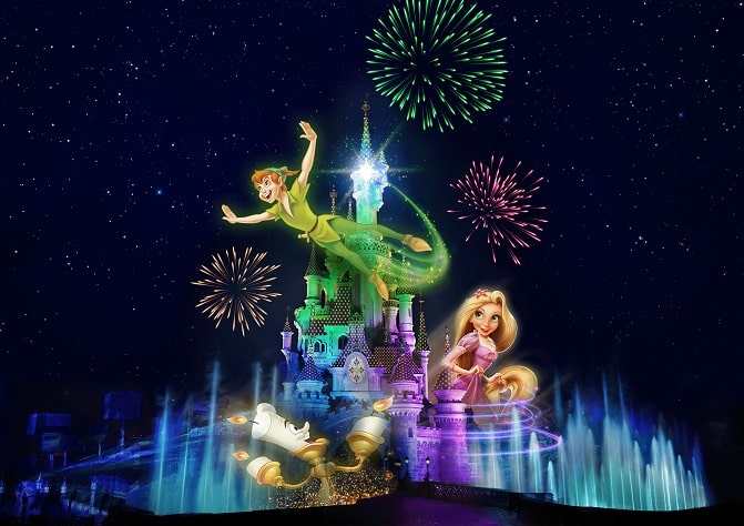 Espectáculo nocturno Dreams - Disneyland Paris - Parque Disneyland