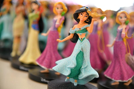 Figuritas en La semana de la gran fiesta de las Princesas de Disneyland Paris