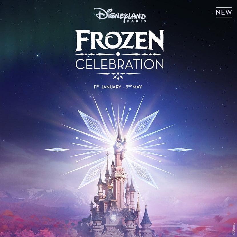 Cartel de la temporada más heladora de Disneyland Paris