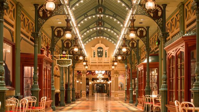 Galería Liberty Arcade de Main Street en Disneyland Paris