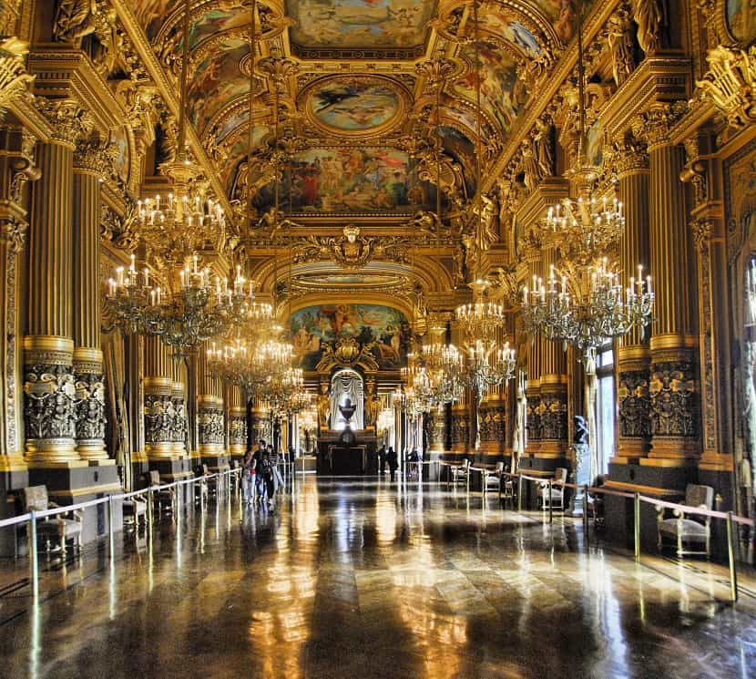 Grand Foyer en la Ópera Garnier de París