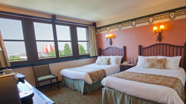 Habitación del hotel Sequoia Lodge de Disneyland Paris