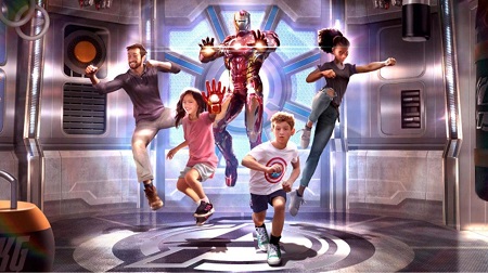 Iron Man en Hero Training Center - Marvel Avengers Campus, Disneyland Paris