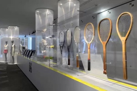 Interior del museo de Roland Garros París