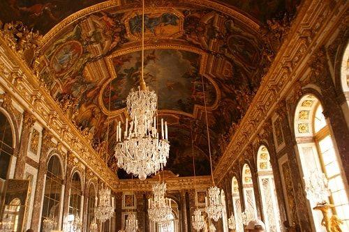 Sala en el interior del Palacio de Versalles