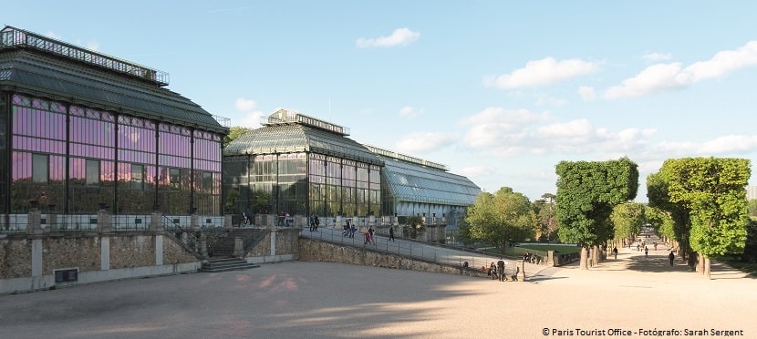 Edificios del jardín de las plantas de París (Jardin des Plantes)