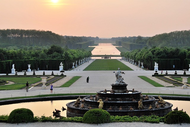 Gran Canal y jardines del Palacio de Versalles