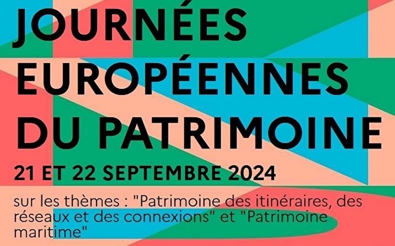 Cartel de las Jornadas Europeas del Patrimonio en París 2024