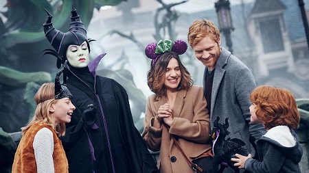 Maléfica durante Halloween en Disneyland Paris