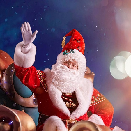 Papa Noel en la Navidad de Disneyland Paris