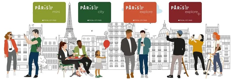 Pases turísticos Paris Passlib' Mini, City, Explore y Explore+