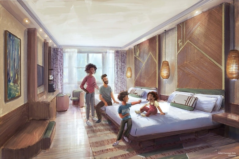 Habitación reformada del Disney Sequoia Lodge de Disneyland Paris