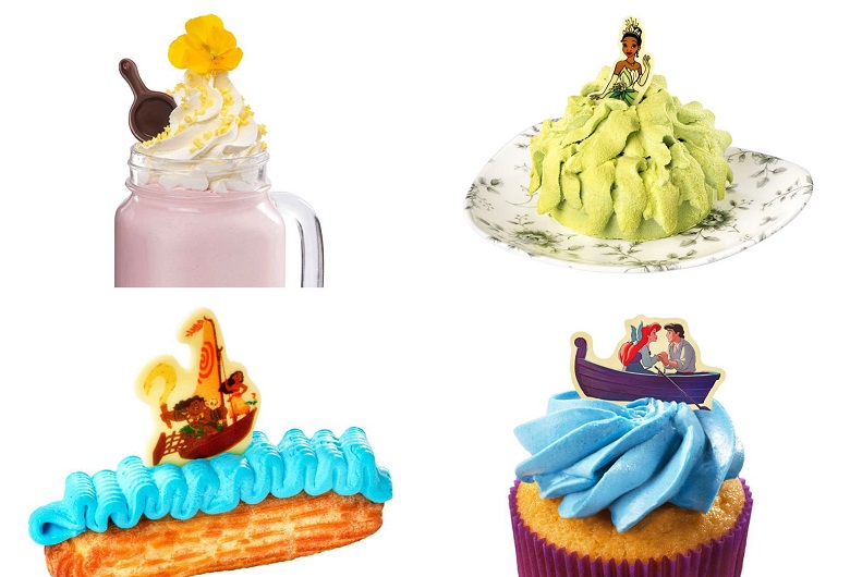 Dulces y postres sobre Princesas Disney: Batido, cupcake y más