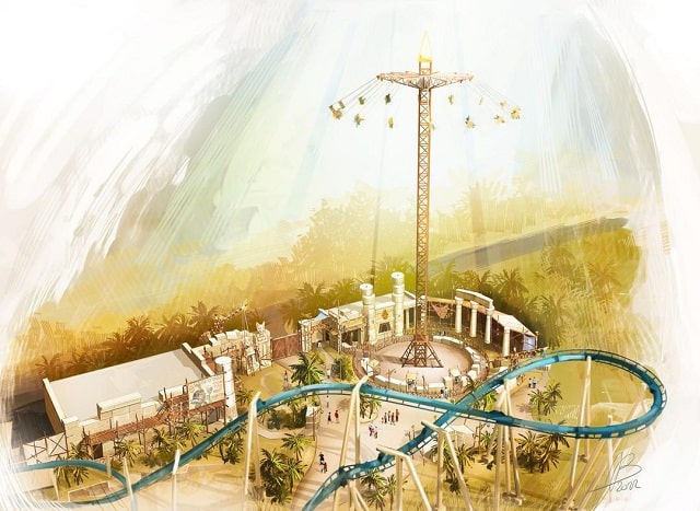 La Tour de Numérobis del parque Astérix (arte conceptual)