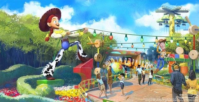 Futuro Toy Story Garden de Disneyland Paris